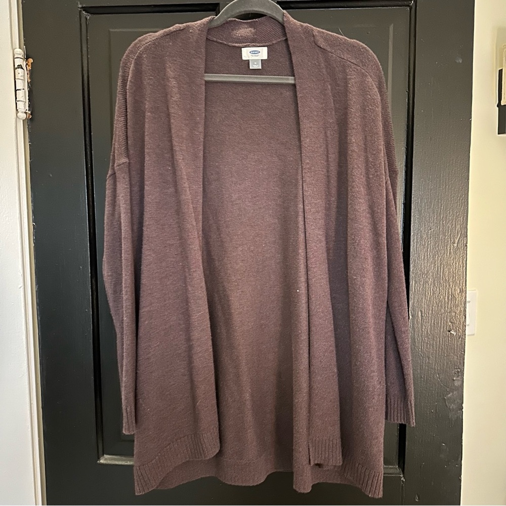 Old Navy Deep Purple Knit Sweater
